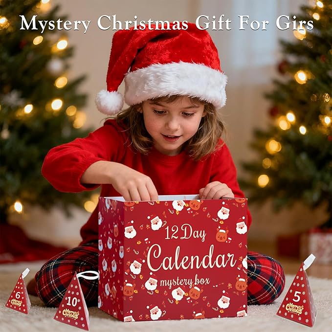 Makeup Advent Calendar 2025, Makeup Kits Mystery Boxes For Christmas Tree Decors, 12 Days Christmas Advent Calendars Gifts for Girls, Xmas Gift Makeup Set For Teens Girls Includ Eyeshadows Lipstick