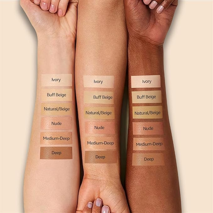 Mushroom Head Air Cushion CC Cream Foundation Moisture Cushion BB Cream for Women & Girls All Skin, Waterproof Full Coverage Self Adjusting Concealer (Deep)