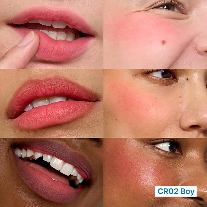 Blurry Pudding Pot + Keychain SET | Airbrushed Blush & Lip, Buildable Pigment, Long-lasting, Lightweight, Easy to Blend, Natural Soft Matte Finish Makeup β Boy (Bright Coral) | 0.17 oz