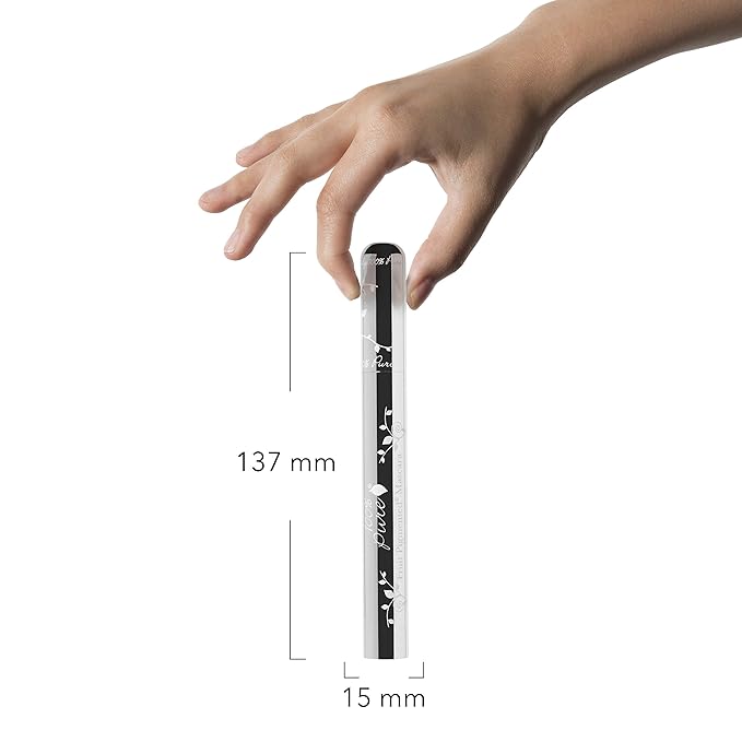 100% PURE Ultra Lengthening Mascara Dramatic Intense Volume & Length Natural Fruit Pigmented Voluminous Eyelash Makeup No Clumping, Smudging or Flaking - Vegan, Blueberry Color - 0.35 oz