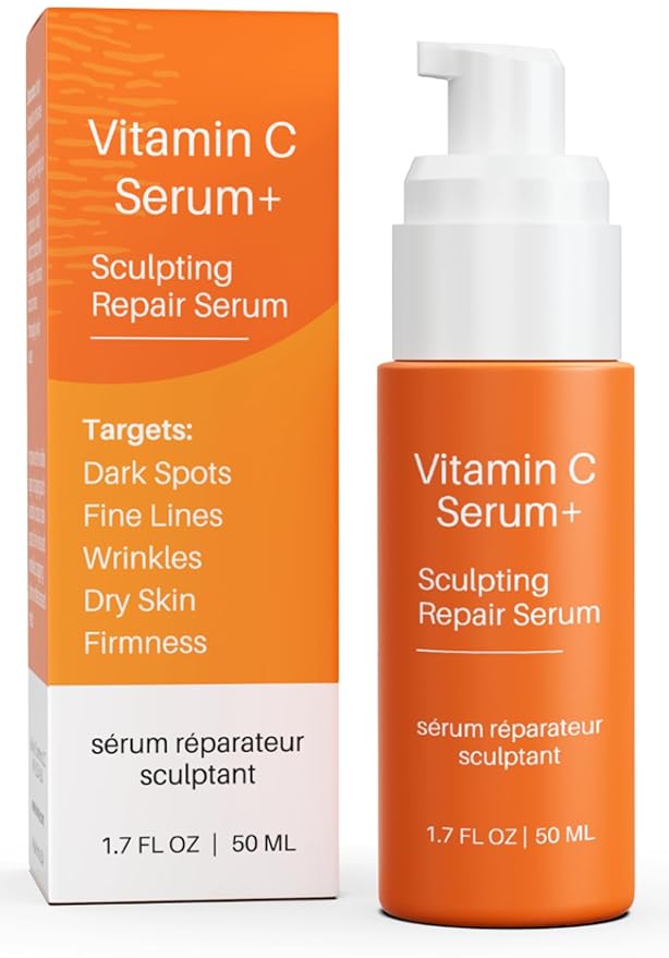 LeVaye Vitamin C Serum, Anti-Aging Face Serum β 15% Vitamin C, Ferulic Acid, Niacinamide, Hyaluronic Acid, Peptides, Ceramides β Targets Wrinkles, Fine Lines, Dark Spots, Enlarged Pores, Dry Skin