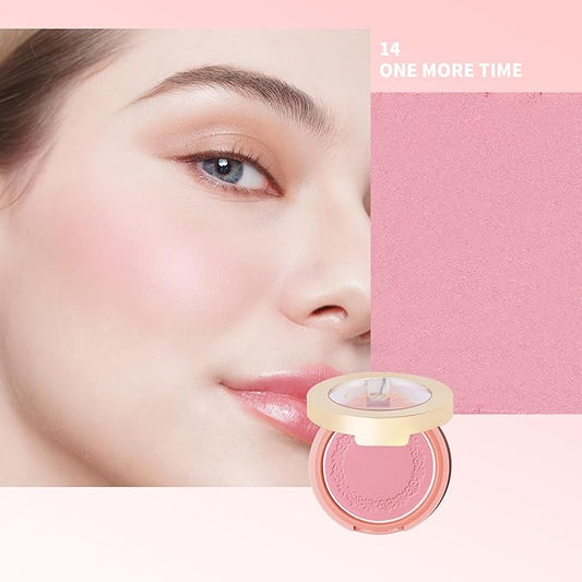 Oulac Baby Pink Blush Makeup| Highly Pigmented Cream Blush| Natural Matte Glow| Shape & Highlight Face| Cruelty-Free Vegan Blush | Pink Blush 4.8g