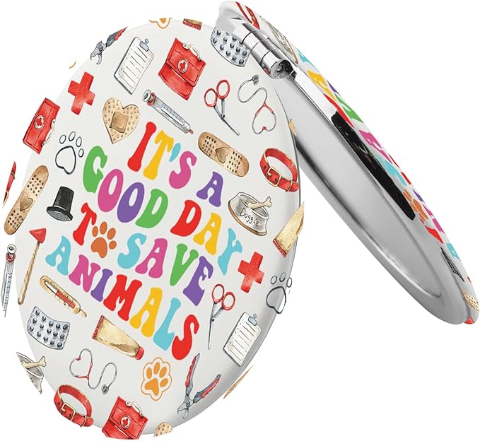 CHOORO Teaching Gifts Teacher Assistant Because Even Teachers Need Heroes Pocket Mirror Teacher Week Gifts (Teacher Assistant M)