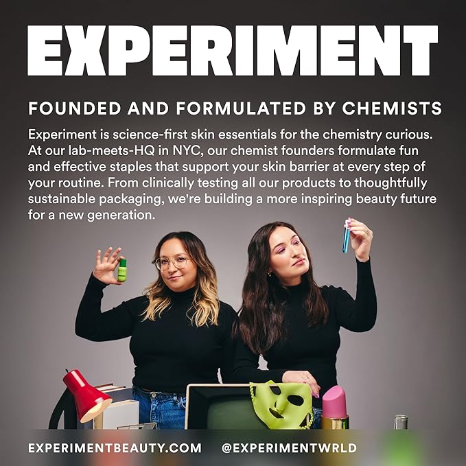 Experiment Molecular Mesh Barrier Repair Moisturizer β Soothing Lightweight Face Cream for Strength, Redness & Irritation - Ectoin, Phytosphingosine, Centella 2 FL OZ - Vegan for Sensitive Skin