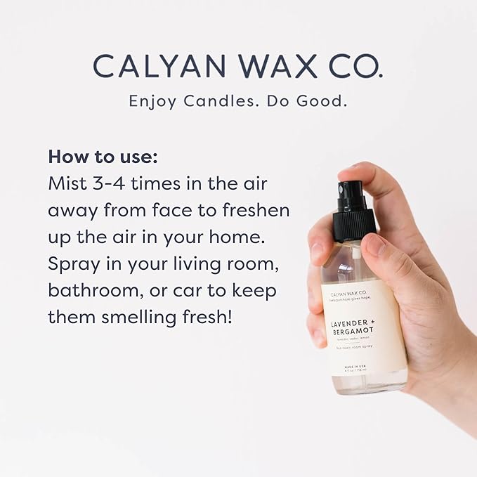 Calyan Wax Co. Vetiver and Tonka Room Spray