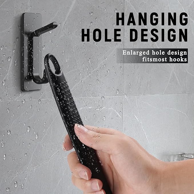 Back Scrubber for Shower, Shower Brush οΌLong Handle Back ScrubberBody Exfoliator for Wet or Dry Brushing