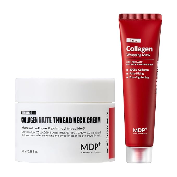 MDP+ Must Have Item Ultimate Collagen Booster Set for Neck and Face Wrinkles and Saggy Skin