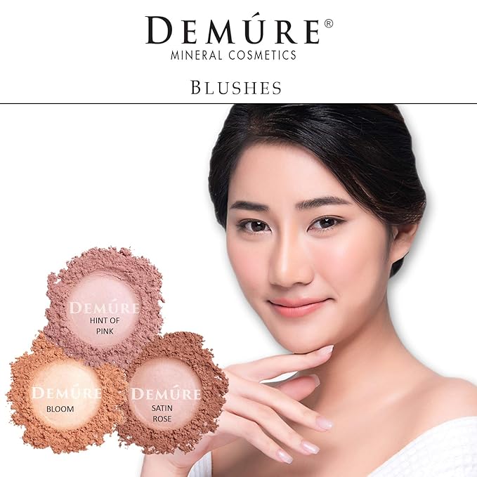 Mineral Make Up Blush, Loose Powder Makeup, Natural Makeup, Blush Makeup, Professional Makeup, Cruelty Free Makeup, Blush Powder By Demure (Bloom)