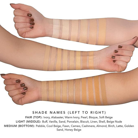 Jouer Essential High Coverage Crรจme Foundation - Available in 50 Shades for All Skin Tones - Healthy Ingredients - Paraben, Gluten & Cruelty Free - Vegan Friendly