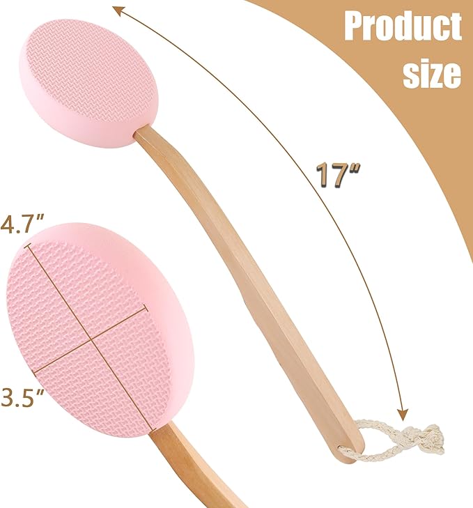 OWIIZI Lotion Applicator for Back, Curved Long Handle Back Tanning Applicator for Lotion, Sunscreen Skin Cream Medicine Lotion Applicators for Back Self Elderly for Men Women