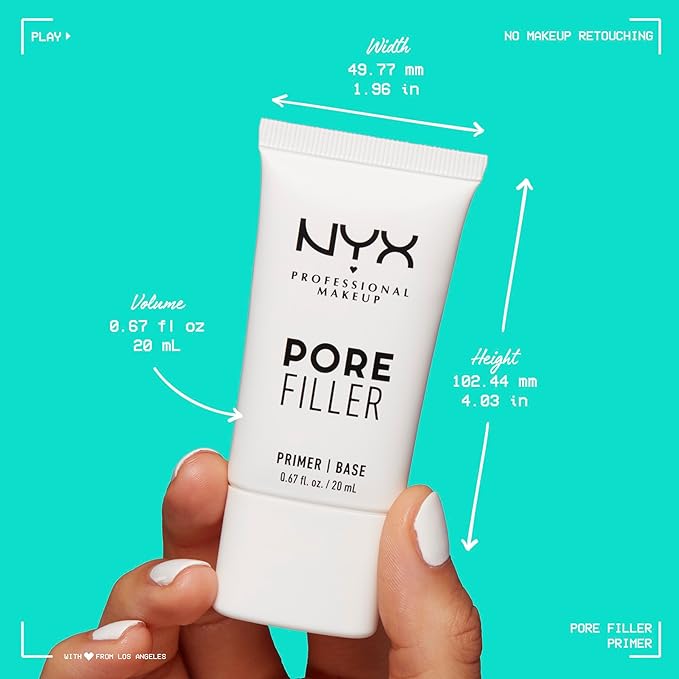 NYX PROFESSIONAL MAKEUP Pore Filler Blurring Primer, Vegan Face Primer