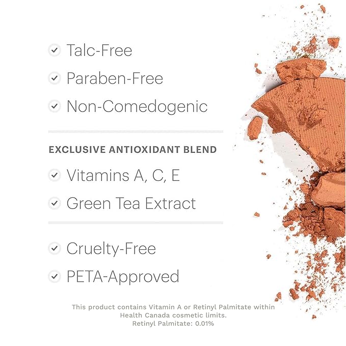 Glo Skin Beauty Pressed Base Powder Foundation Makeup (Golden Dark) - Flawless Coverage for a Radiant Natural, Second-Skin Finish