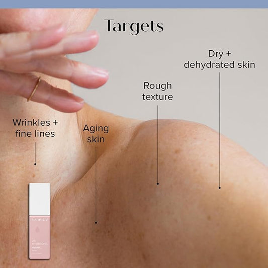 MEDIX 3% Concentrated Hyaluronic Acid Hydrating Gel Body Booster Dry Skin Moisturizer, Anti Aging Skin Care Booster For Restoring Skin Barrier, Wrinkles, & Fine Lines, 2-Pack