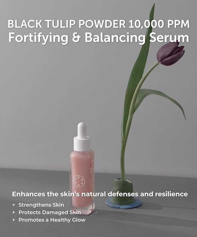 SERUMKIND Black Tulip Serum - Barrier Repair Antioxidant Korean Face Serum β Beta Glucan β Hydrating and Anti-aging β Vegan, Cruelty-Free, Unscented β 1.01 fl.oz.