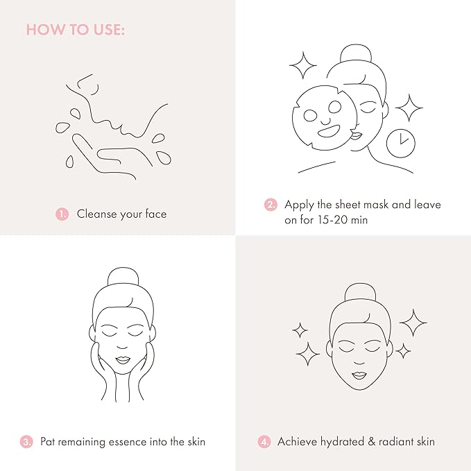 ESW Beauty Vitamin C Glow Antioxidant Rich Sheet Mask Set