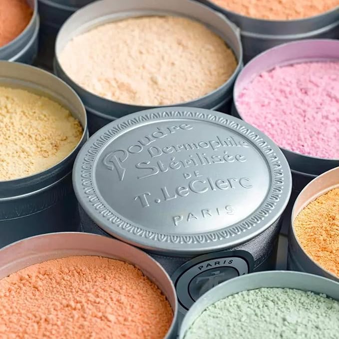 T. LeClerc Loose Facial Powder - Face Makeup Setting Powder Longwear, Blendable Mineral Minimizes Pores & Perfects Skin Tones Blurs Fine Lines Foundation, Concealer, Smoothes, Mattifies (Chair Rosee)