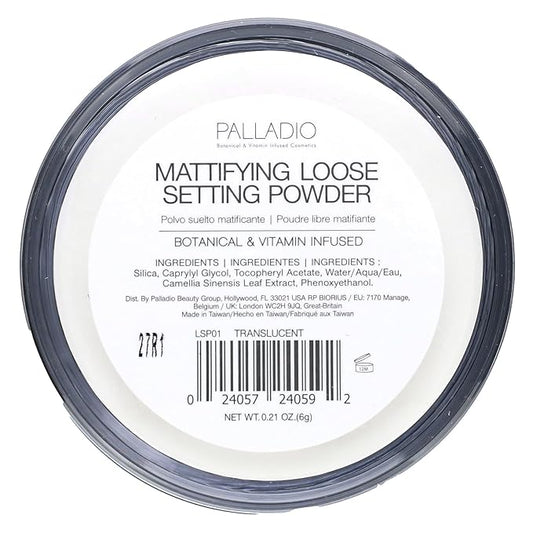 Palladio 4 Ever+Ever Mattifying Loose Setting Powder (Mattifying Powder)