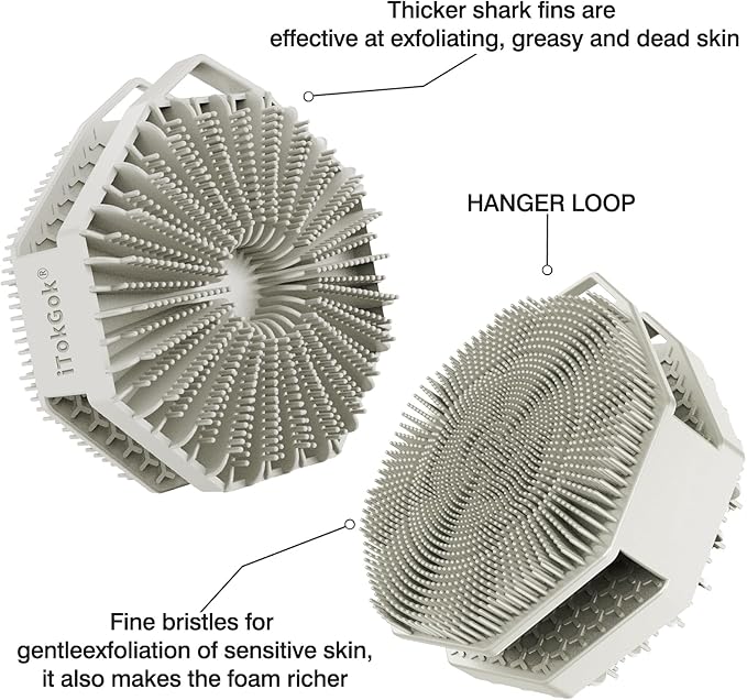 Back Scrubber & Body Scrubber - Stone