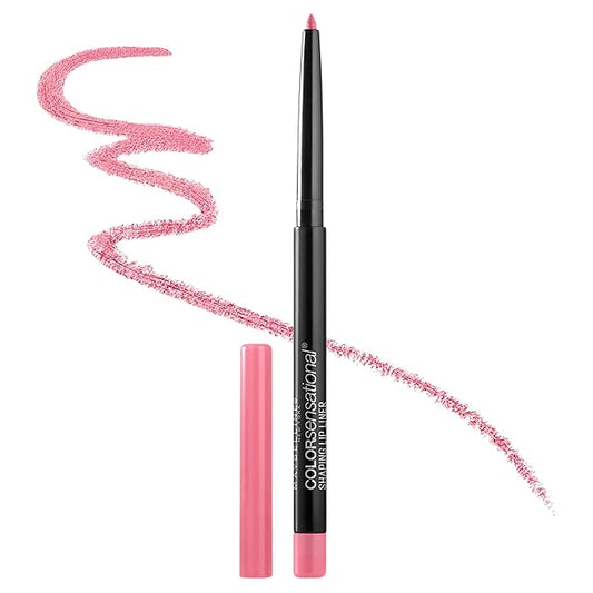 Maybelline Color Sensational Shaping Lip Liner with Self-Sharpening Tip, Palest Pink, Pale Pink, 1 Count (Pack of 2)