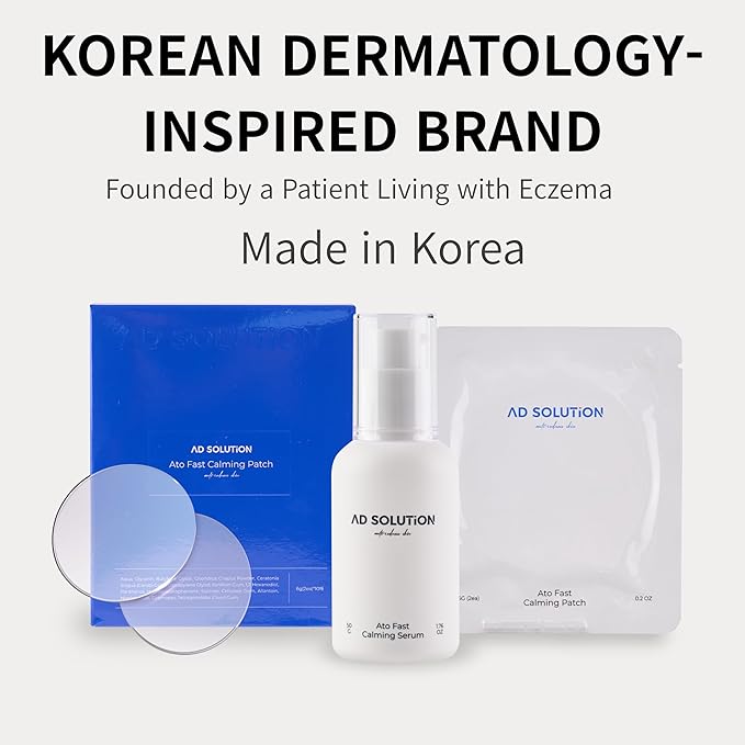 Ato Fast Calming Patch for Skin Redness, Itching & Flare-Ups β Soothing Hydrogel for Sensitive Skin with Cica & Panthenol β 10 Pairs