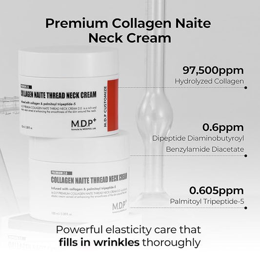 MDP+ Must Have Item Ultimate Collagen Booster Set for Neck and Face Wrinkles and Saggy Skin