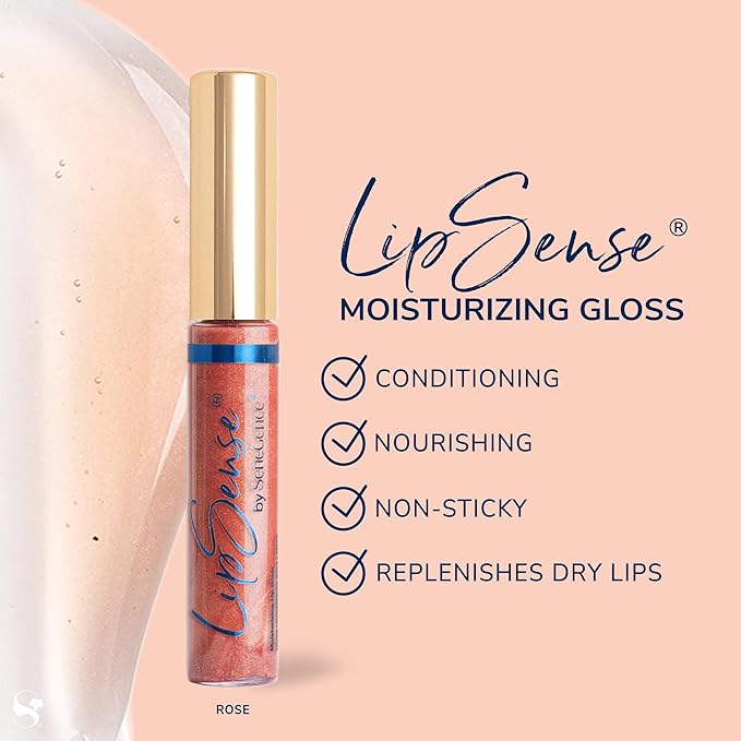 SeneGence LipSense Moisturizing Gloss β Hydrating, Long-Lasting Gloss with Shea Butter & Vitamin E, Vegan & Paraben-Free