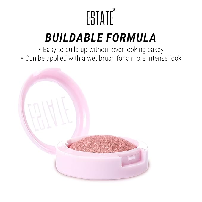 Estate Cosmetics Dew Me Baked Highlighter β Cheek, Eyes & Face Pressed Powder β 3 g (0.1 oz) (Exposed)