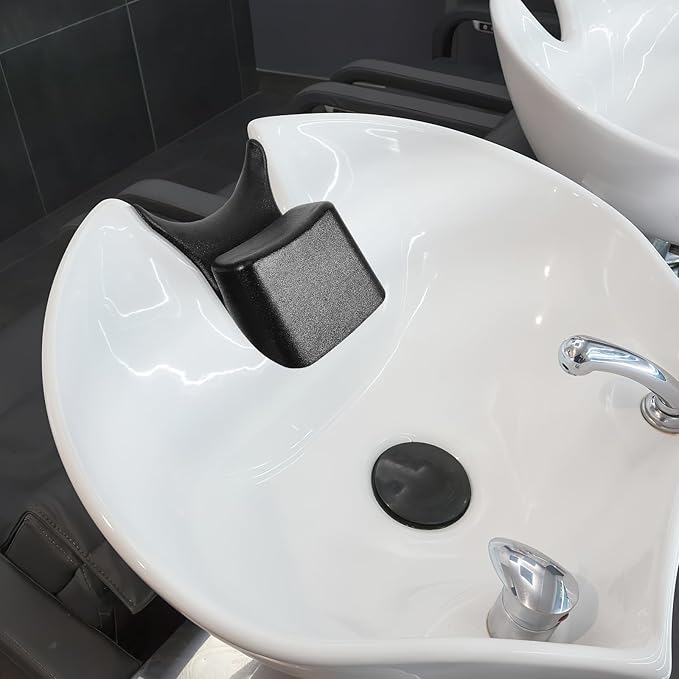 Healifty Shampoo Pillow Shampoo Bowl Neck Pillow Shampoo Neck Rest Cushion Shampoo Bowl Pillow Washing Sink Neck Cushion Hair Washing Head Rest Shampoo Buddy pu Shampoo Chair Neck Guard