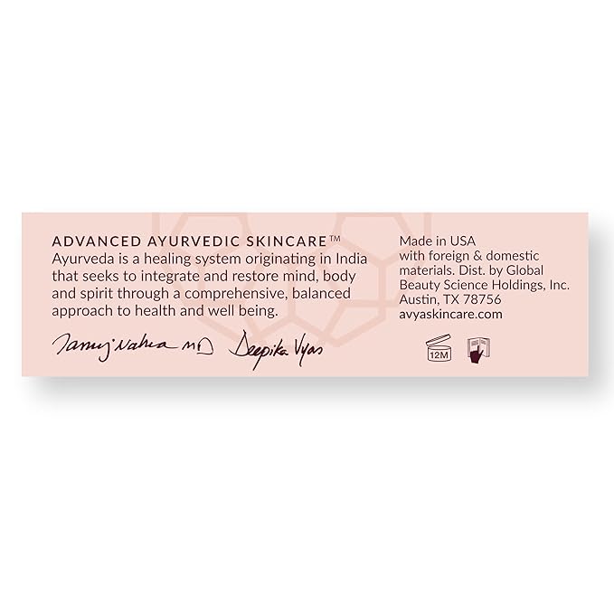 AVYA SPF 40 Sheer Tinted Moisturizer with Hyaluronic Acid & Green Chai β Advanced Ayurvedic Skincare Treatment for Balanced and Brighter Skin/Fair & Light Skintones Shade #1 (0.34oz/10ml)