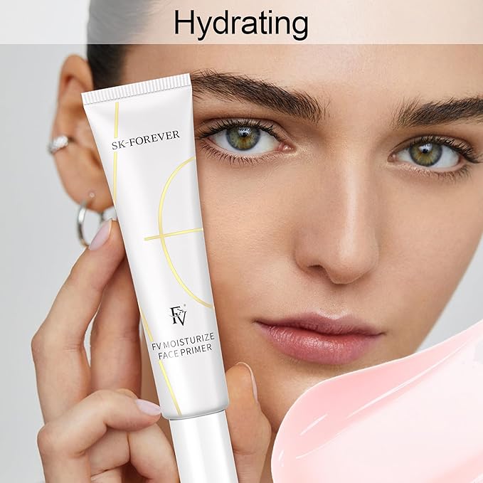 FV Hydrating Makeup Primer, Easy-to-Apply, Brightening, Ideal for Dry and Normal Skin Daily Use, Enhances Skin Glow (Hydrating)