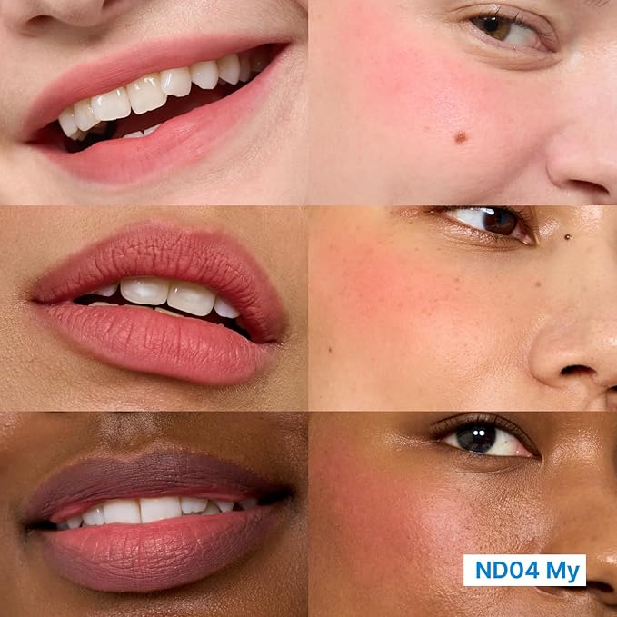 Blurry Pudding Pot | Airbrushed Blush & Lip, Buildable Pigment, Long-lasting, Lightweight, Easy to Blend, Natural Soft Matte Finish - My (Peachy Nude) | 0.17 oz