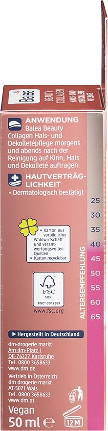 Balea Beauty collagen neck and décolleté care, 50 ml