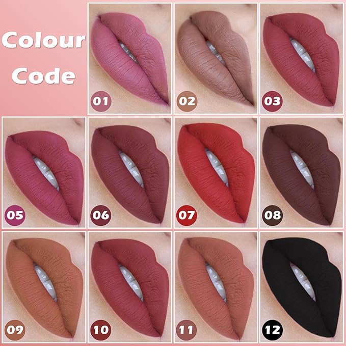 Black Lip Liner, Long Lasting Lip Liner Pencil, Rich Lip Makeup Colors Highly Pigmented Lip Liners, Smooth Application Lipliner Lip Pencil