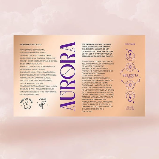 Under Eye Concealer for Dark Circles โ Blendable & Long-Lasting Makeup ะกoncealer โ Seamless Finish โ 0.15 Fl Oz (Panna Cota)