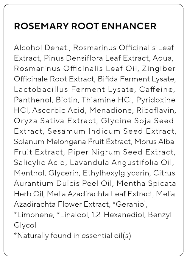 AROMATICA Root Enhancer Rosemary Water Spray for Hair Growth β Korean Hair Care Oil for Scalp Detox β Flaky & Itchy & Dry Scalp Treatment β Free from Sulfate, Silicone, and Paraben (3.38oz)