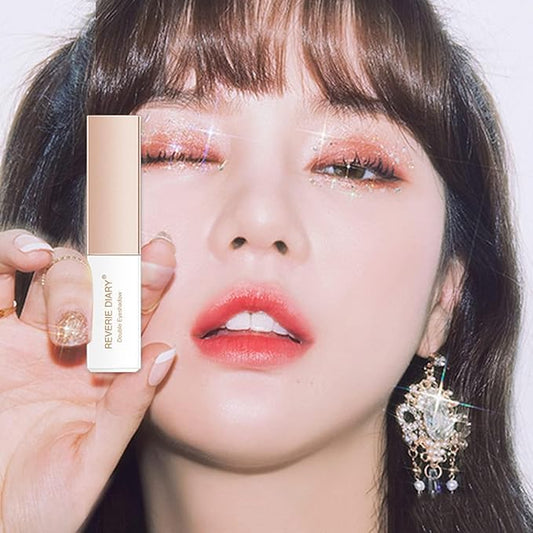 6 Colors Glitter Eyeshadow Stick,Double Colors Shimmer Eye Shadow Stick Gradient Eye Makeup (04,05,06