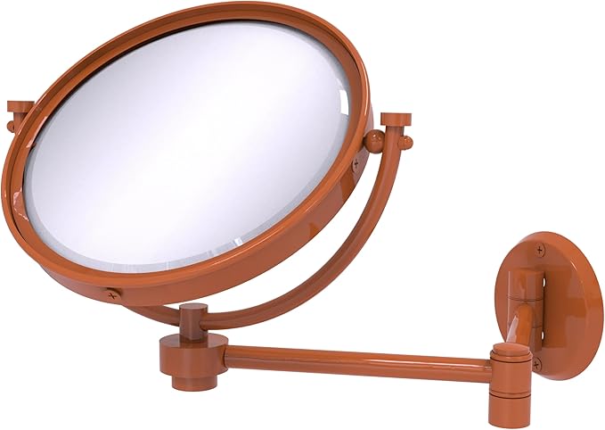 Allied Brass WM-6/3X-ASP 8 Inch Wall Mounted Extending Make-Up Mirror 3X Magnification, Autumn Sparkle