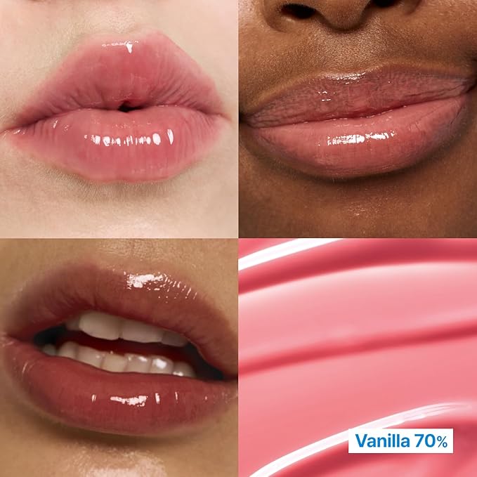 3D Voluming Gloss 70% (Rich) | Vanilla 70% | High Shine, Non-Sticky Lip Gloss for Makeup | Long-Lasting, Moisturizing Gel Formula | 30%, 70% Pigment Options | 5.3g