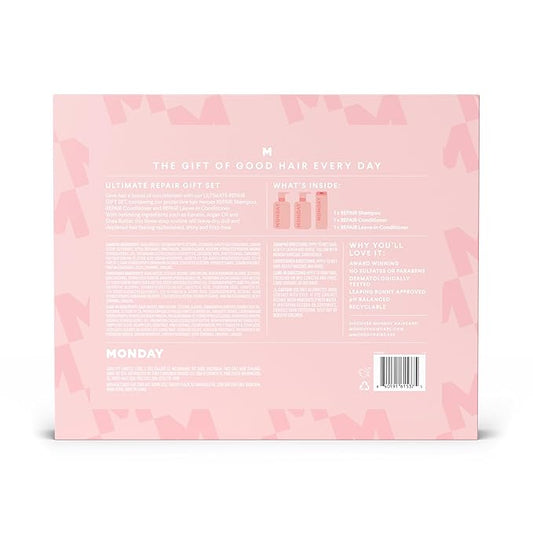 Monday Giftset - Repair 12oz Shampoo & Conditioner Set & Repair 5.1oz Leave-In Conditioner
