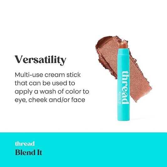 Beauty Blend It Multi-Stick, Creamy, Buildable Color and Highlighter for Eyes, Cheeks, and Face, Loyal - Bronze Shimmer