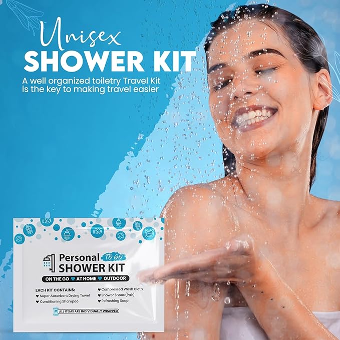 Compact Personal Shower Kit To-Goβ Your Hygiene Companion for Travel, Gym, and Outdoor Adventures (3)
