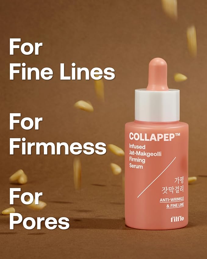 Collapep Infused Jat-Makgeolli Firming Serum, Korean Traditional Fermented Ingredients, Nourishing, Hydrating Serum for Fine Lines, Pore and Rough Skin, Korean Skin Care, 1.52 Fl Oz