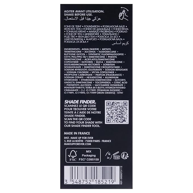 HD Skin Undetectable Longwear Foundation - 1R12 by Make Up For Ever for Women - 1 oz Foundation