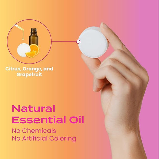 Body Restore Shower Steamers Aromatherapy 6 Pack - Christmas Stocking Stuffers for Men, Birthday Gifts for Women, White Elephant, Relaxation, Self Care - Citrus