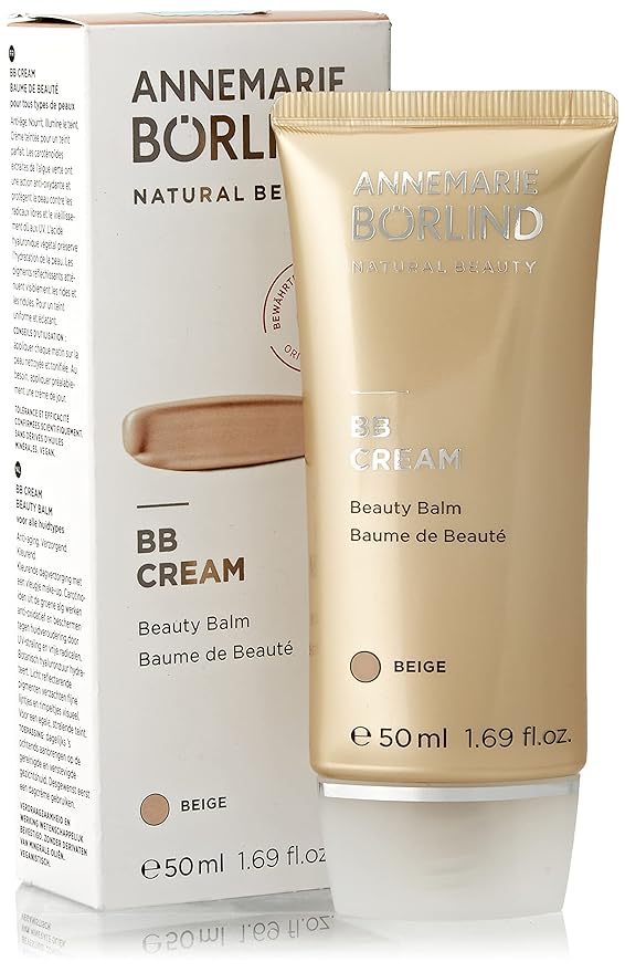 ANNEMARIE BΓRLIND - BB CREAM - beige - tinted, moisturizing & balancing beauty balm, facial care with macadamia nut oil, light coverage, vegan 1.69 Fl. Oz.