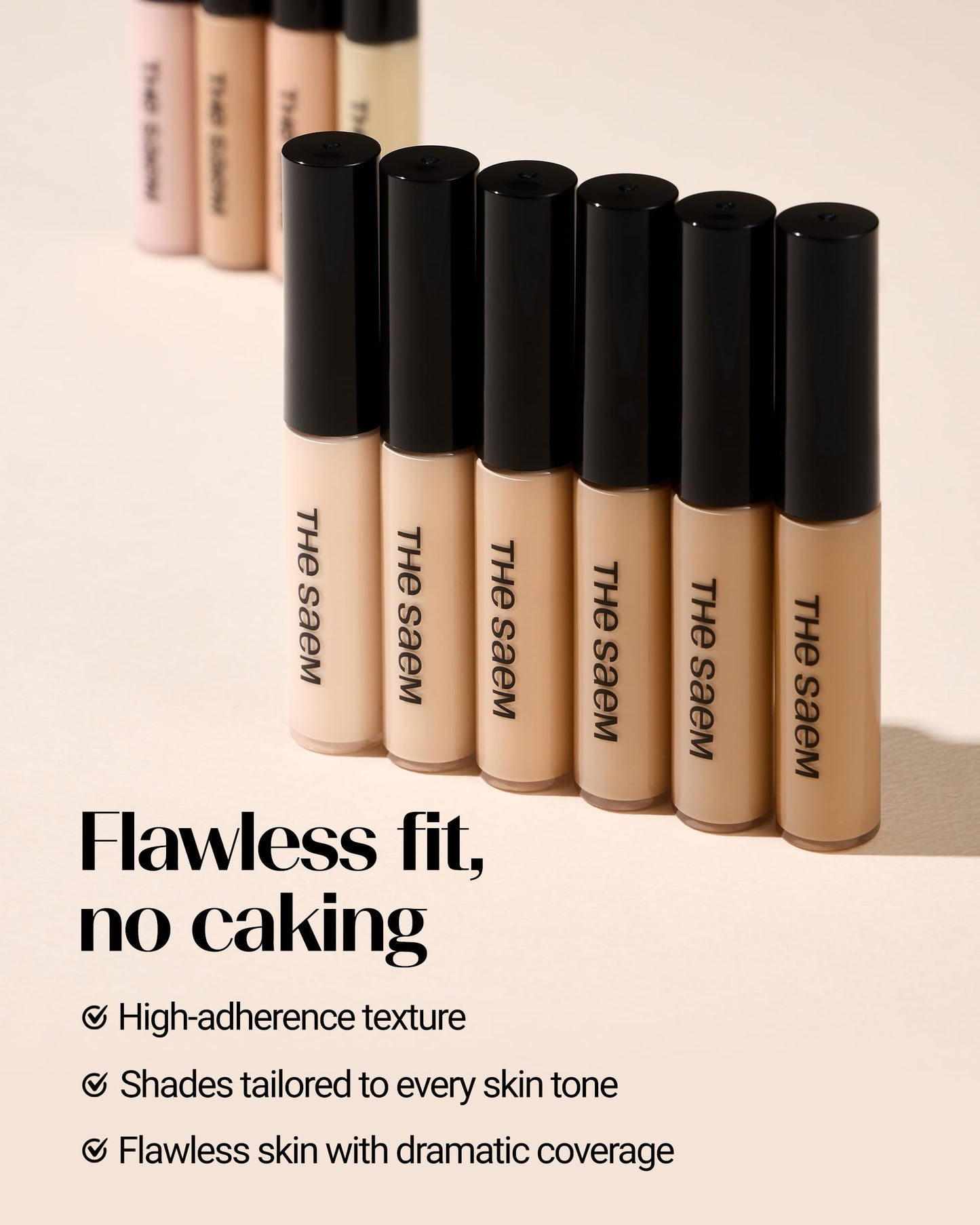 THESAEM Cover Perfection Tip Concealer - Radiant Highlighter, Corrects & Brightens, Discoloration & Dark Circles, Bright Pink, 0.2 fl.oz. (#Brightener)