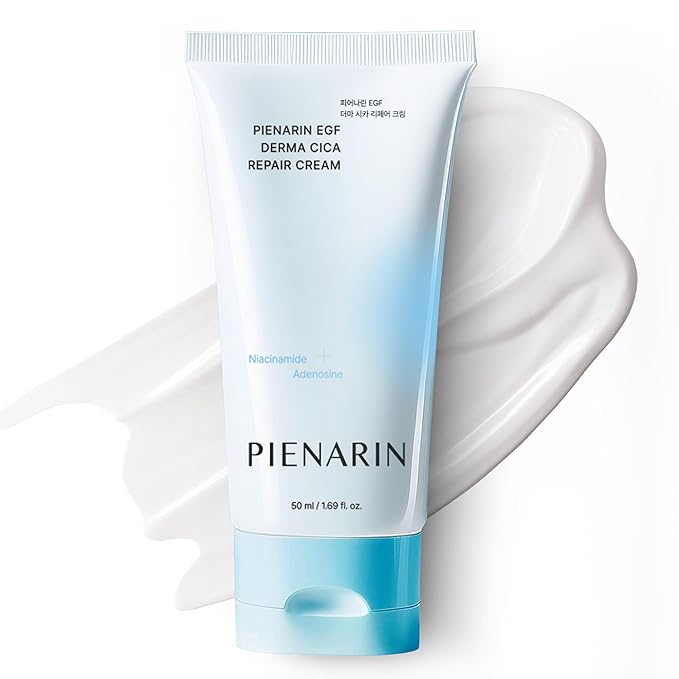 EGF Derma Cica Repair Cream, for Glass Skin βSoothes Redness, Repairs Barrier, and Reveals Dewy Glow l Korean Skincare for Sensitive Skin 1.69 oz (50ml)
