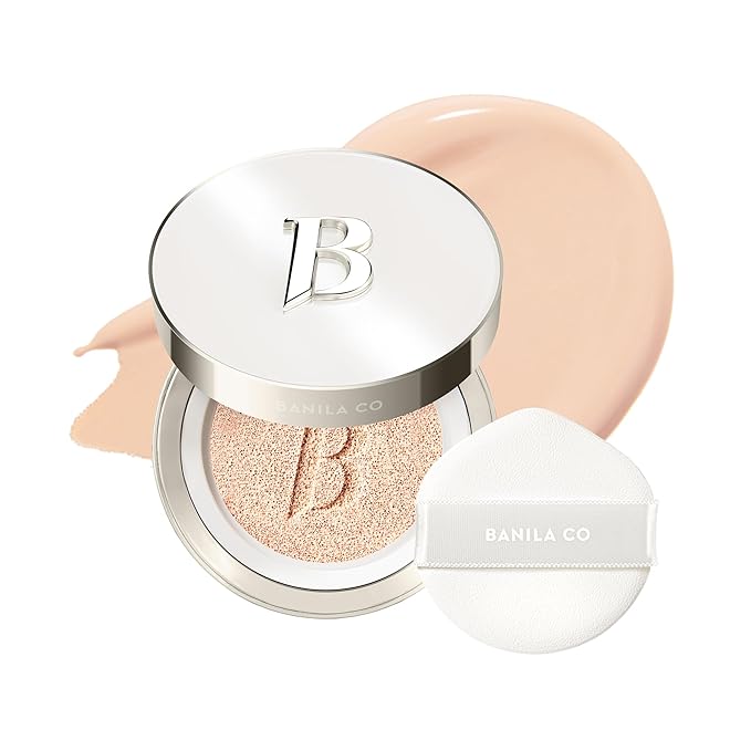 BANILA CO Covericious Ultimate Cover Cushion | Up to 100HR Long-Wear Foundation | 20 Shades for All Skin Tones | Matte & Lightweight Finish | Korean Cushion Foundation (14g / 0.49 oz), 21C ROSE