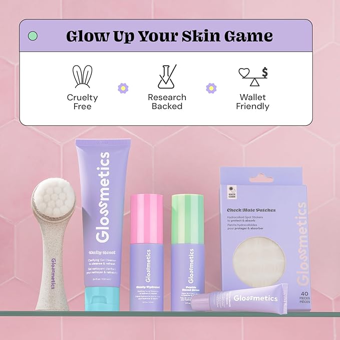 Glossmetics Blush Drops - Brightening and Moisturizing Makeup & Skincare Liquid Blush for Cheeks. Radiant Sun-Kissed Glow, Luminous Flush for Radiant Cheeks. Vegan & Cruelty Free. Pink, 35ml