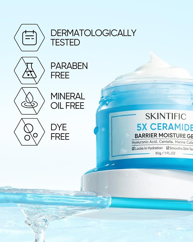 Moisturizing Cream | Face Creams for body care | Facial Creams with Hyaluronic Acid and 5X Ceramides | Hydrating Moisturizer | Fragrance Free Non-Comedogenic | Beauty balm creams